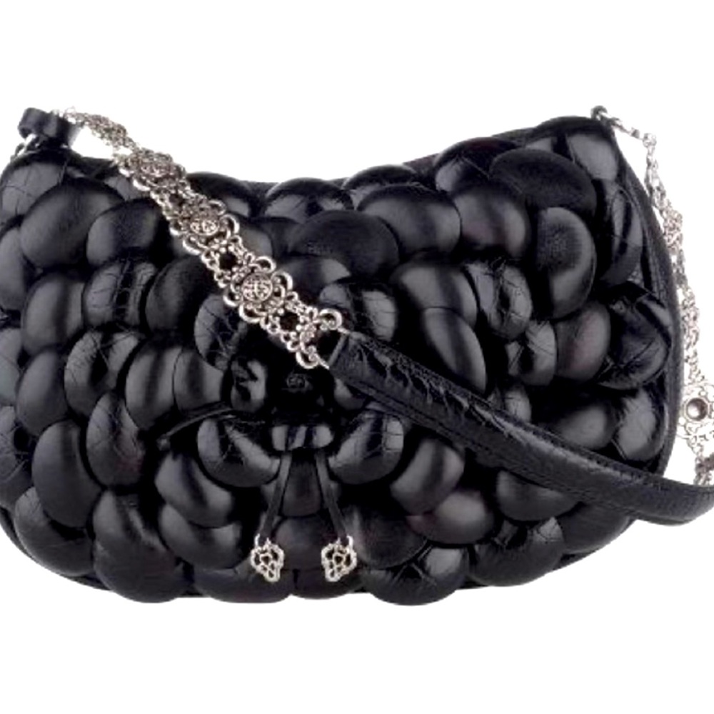 Brighton Rosalie Floral Leather Bag